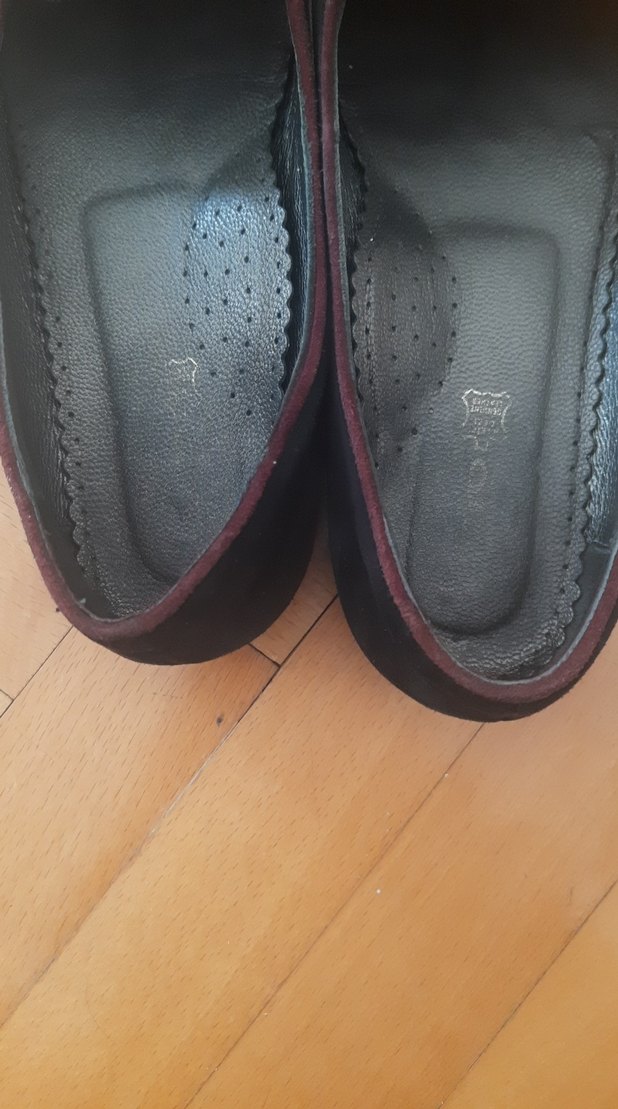 Bordo Süet Püsküllü Kız Loafer Ayakkabı - Görsel 2