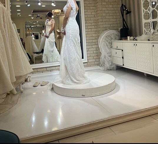 s Beden beyaz Renk Balık model gelinlik