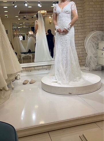 s Beden Balık model gelinlik
