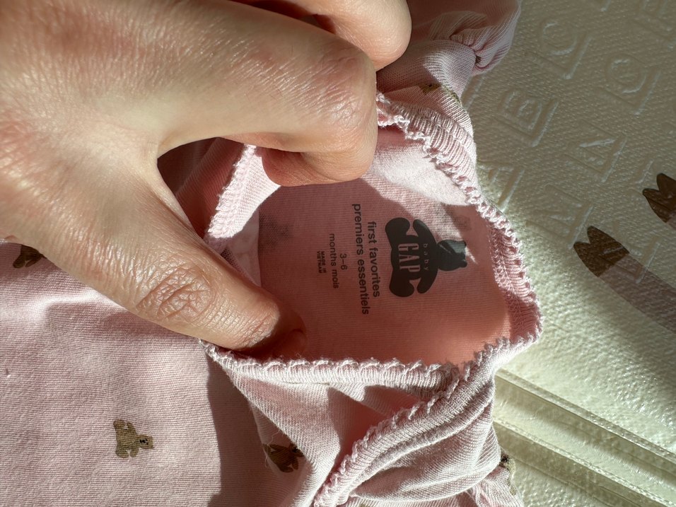 Pembe Fırfırlı Kız Bebek Kısa Kollu zıbın - Görsel 2