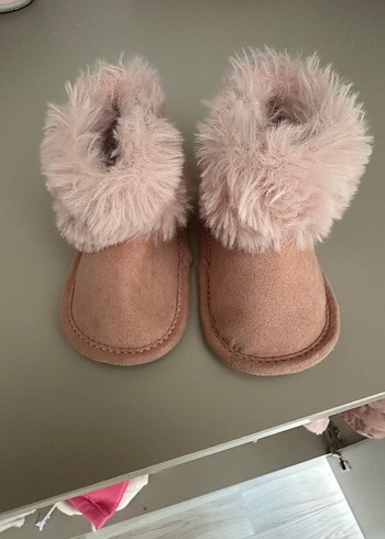 Kız Çocuk Pembe Kürklü bot - Görsel 2