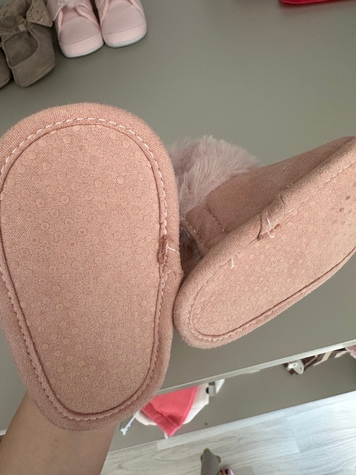 Kız Çocuk Pembe Kürklü bot - Görsel 5