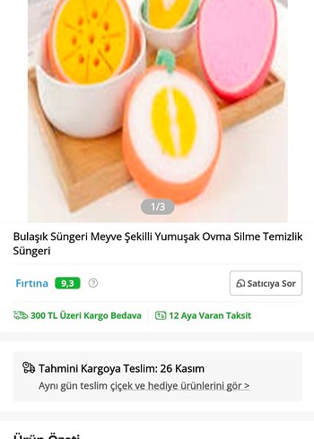 Renkli Sevimli Sünger - Görsel 3