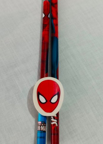 Örümcek Adam Temalı 2'li Kalem ve Silgi - Görsel 4