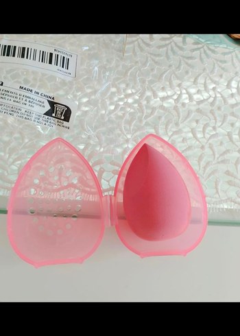 Yurtdışından Makyaj Süngeri ve Kutusu - Görsel 2