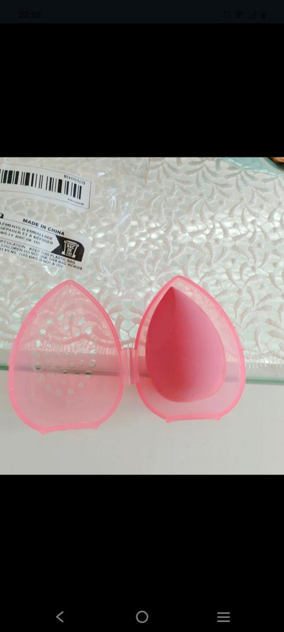 Yurtdışından Makyaj Süngeri ve Kutusu - Görsel 2