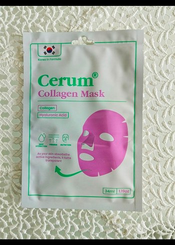 Kiper Cerum Kolajen Yüz Maskesi Paket İçinde 5 Adet - Görsel 5