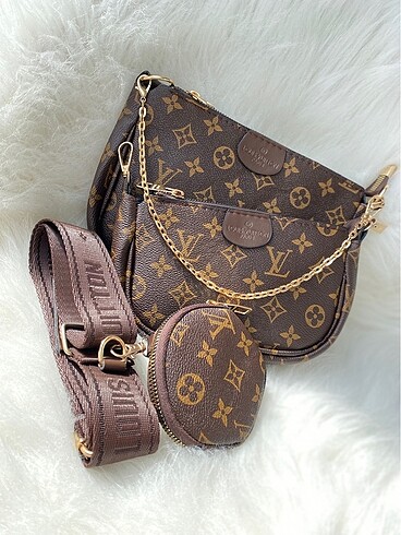 Louis vuitton askılı 2li çanta