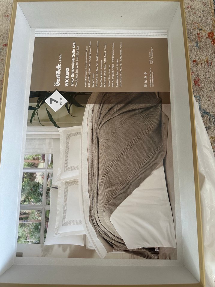 Özdilek Triko Battaniyeli 7 Parça Nevresim Seti - Görsel 3