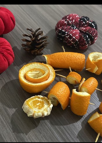 Turuncu Portakal Kabuğu Dilimleri - Görsel 2