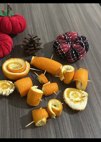 Turuncu Portakal Kabuğu Dilimleri - Görsel 3