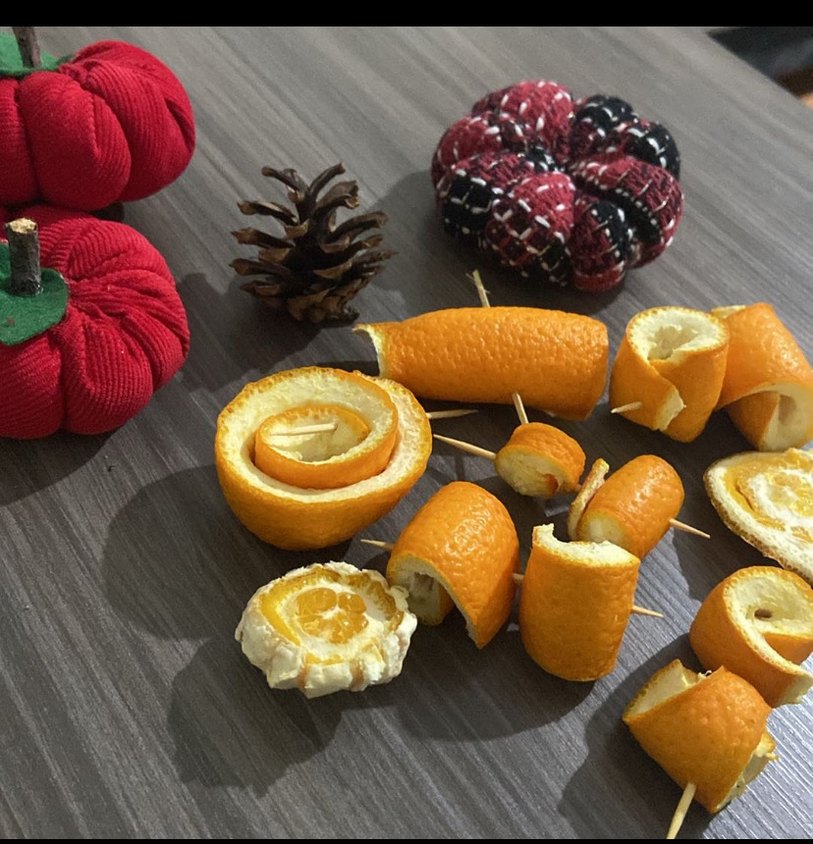 Turuncu Portakal Kabuğu Dilimleri - Görsel 2