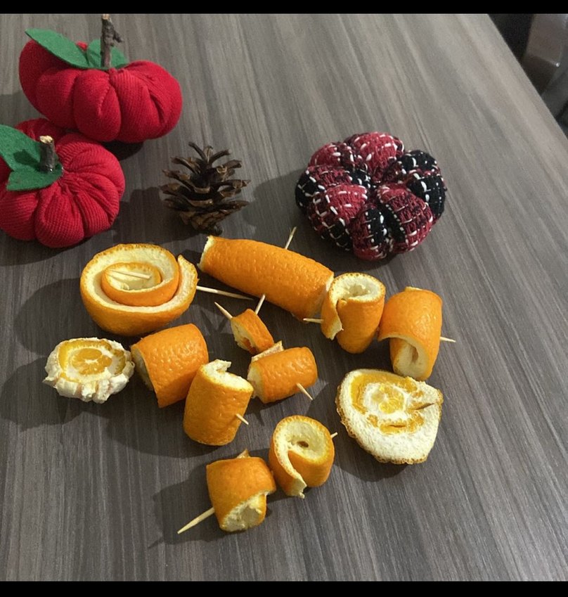 Turuncu Portakal Kabuğu Dilimleri - Görsel 3