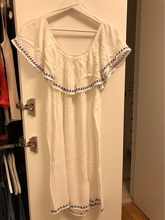 Adil Işık Beyaz yazlık elbise