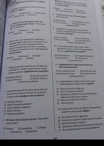 3. Sınıf auzef Çocuk Gelişimi lisans ders Kitapları