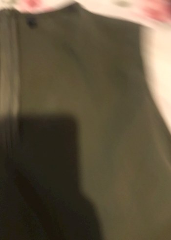 Volanlı Keten Hamile Midi Elbise - Görsel 3