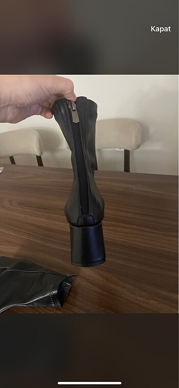 36 Beden siyah Renk Topuklu bot