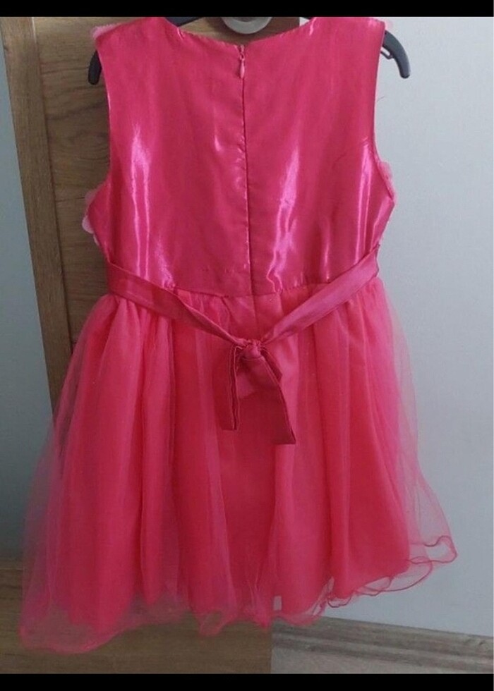 Pembe elbise kostüm - Görsel 4