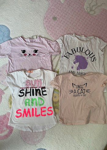 Kız Çocuk yazlık kısa kol tişört - Görsel 6