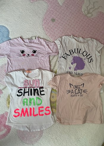 Kız Çocuk yazlık kısa kol tişört - Görsel 2