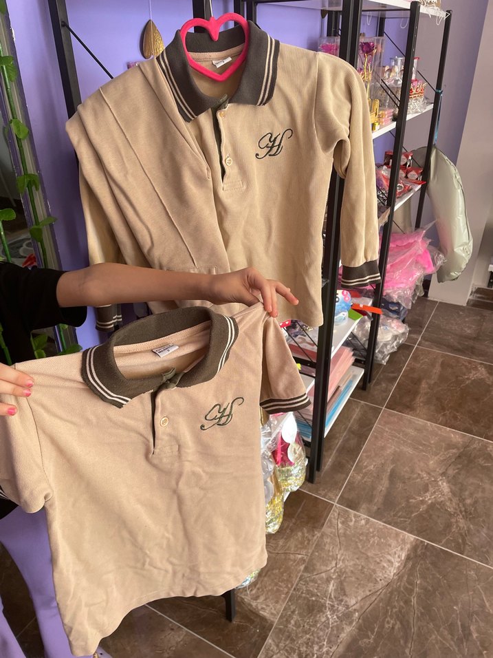 BEJ KIZ ÇOCUK OKUL KIYAFETİ 3 lü - Görsel 5