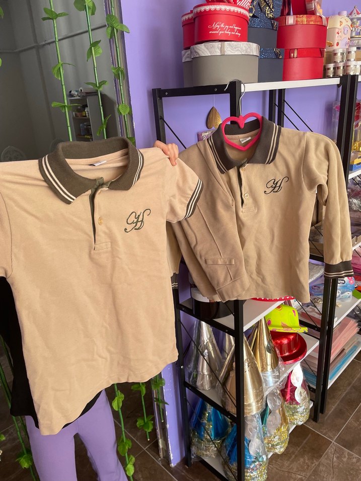 BEJ KIZ ÇOCUK OKUL KIYAFETİ 3 lü - Görsel 2