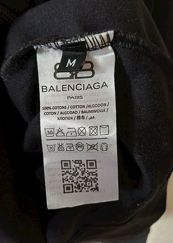 Balenciaga Siyah Kapüşonlu fermuarlı sweatshirt - Görsel 3
