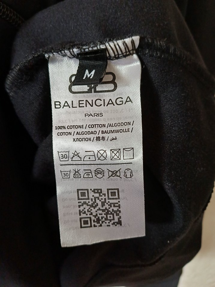 Balenciaga Siyah Kapüşonlu fermuarlı sweatshirt - Görsel 3
