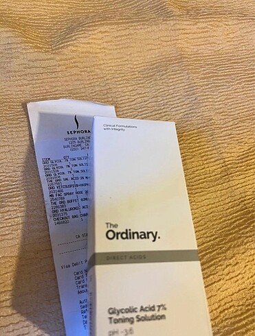 The Ordinary The Ordinary Glycolic Acid 7% solution.