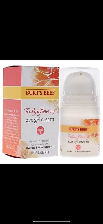  Beden Burt?s bees eye gel cream
