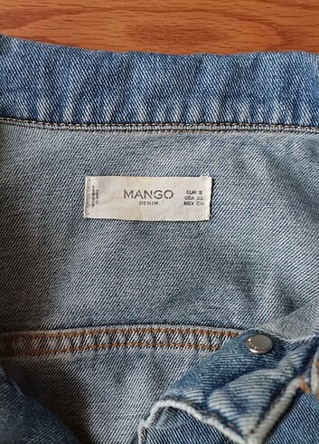 s Beden mavi Renk Mango kot ceket