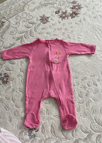 Fermuarlı Pembe Bebek Tulumlar - Görsel 4