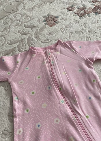 Fermuarlı Pembe Bebek Tulumlar - Görsel 2