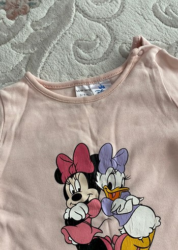 Pembe Baskılı Bebek Kız Tulum - Görsel 2