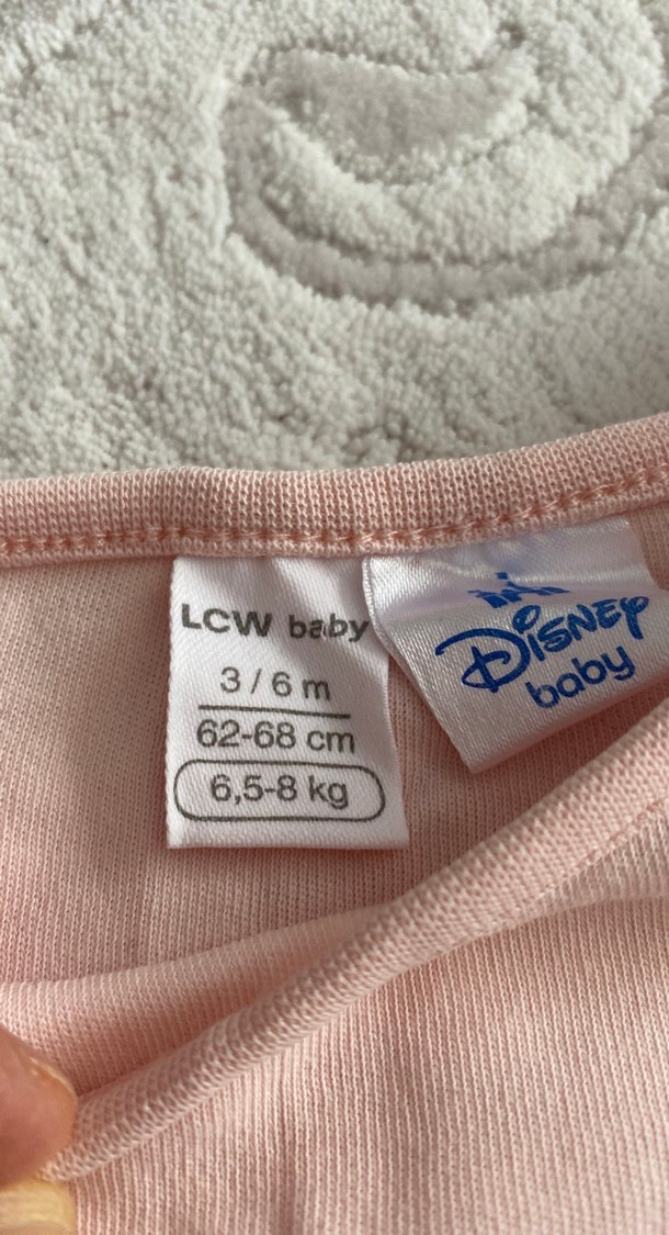 Pembe Baskılı Bebek Kız Tulum - Görsel 3