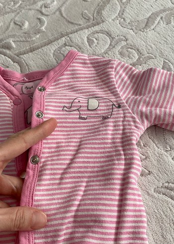 Pembe Uzun Kollu Bebek Kız Takımı - Görsel 3