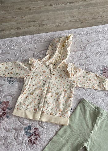 Mint yeşili Bebek Kız Takımı - Görsel 2