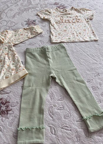 Mint yeşili Bebek Kız Takımı - Görsel 5