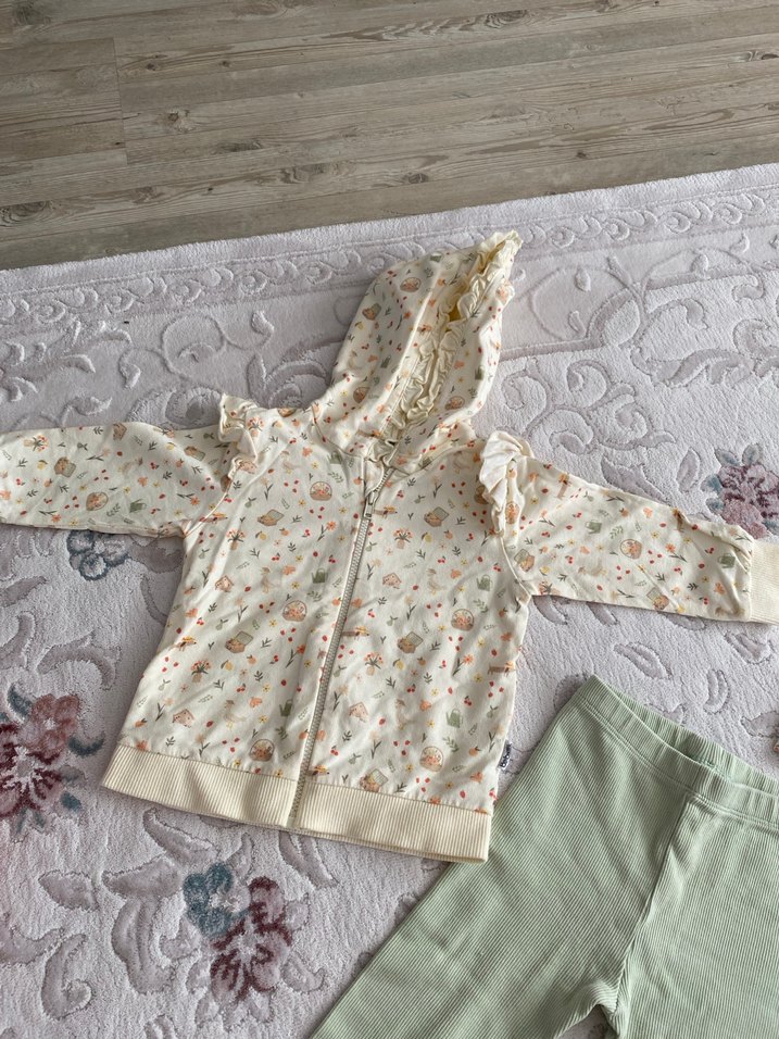 Mint yeşili Bebek Kız Takımı - Görsel 2