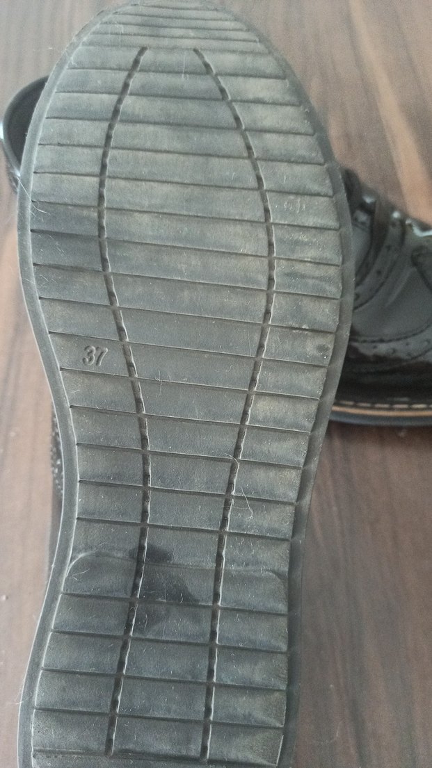 Siyah Parlak Rugan erkek çocuk Ayakkabısı - Görsel 3