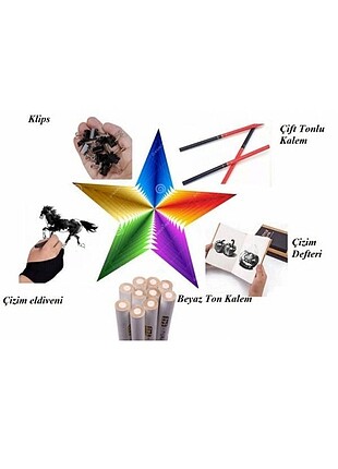 38 parça eskiz karakalem seti / kara kalem seti / kalem seti - Görsel 6