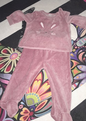 Pembe Triko Uzun Kollu Bebek Takımı