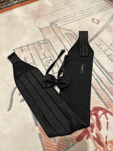 Sarar damat kemeri ve papyonu - Görsel 3