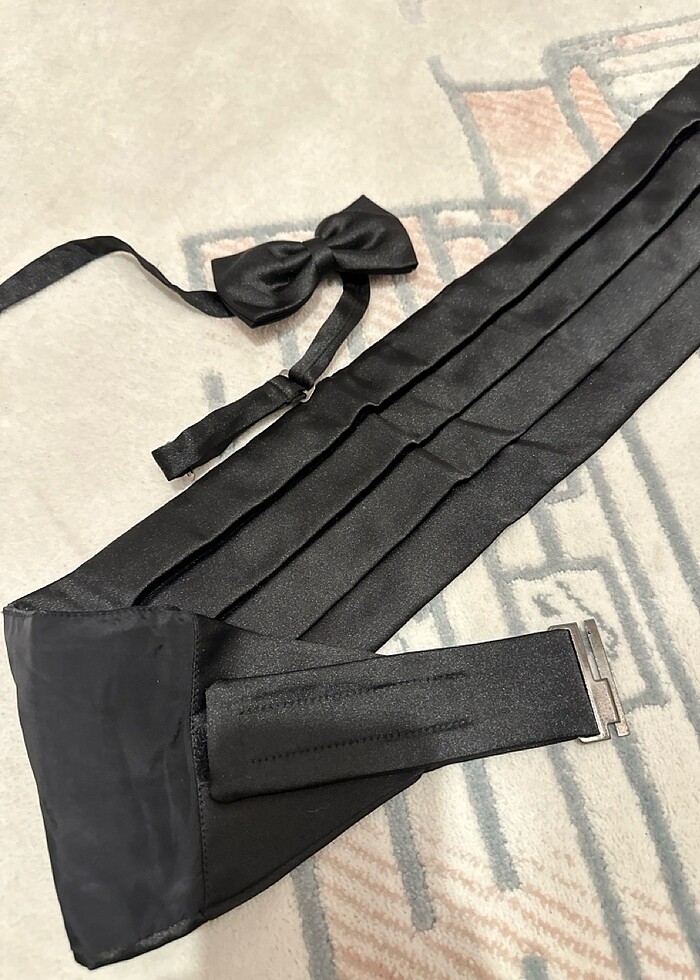 Sarar damat kemeri ve papyonu - Görsel 2