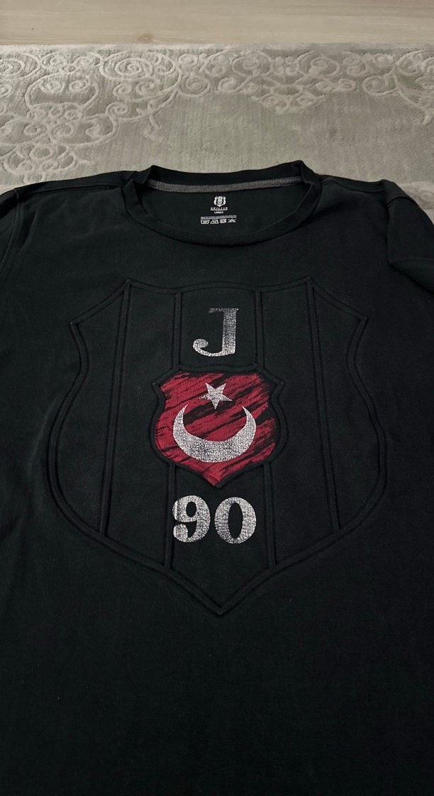 Bjk Siyah Erkek kalin pijama ustu - Görsel 2