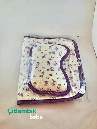 Pamuklu Bebek Alt Açma Minderi Ve Yastığı