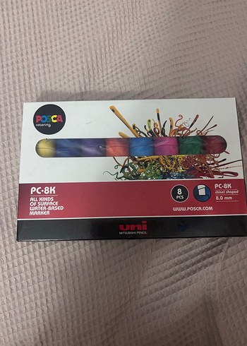 Çok Renkli Kalın Uçlu Posca Kalem Seti