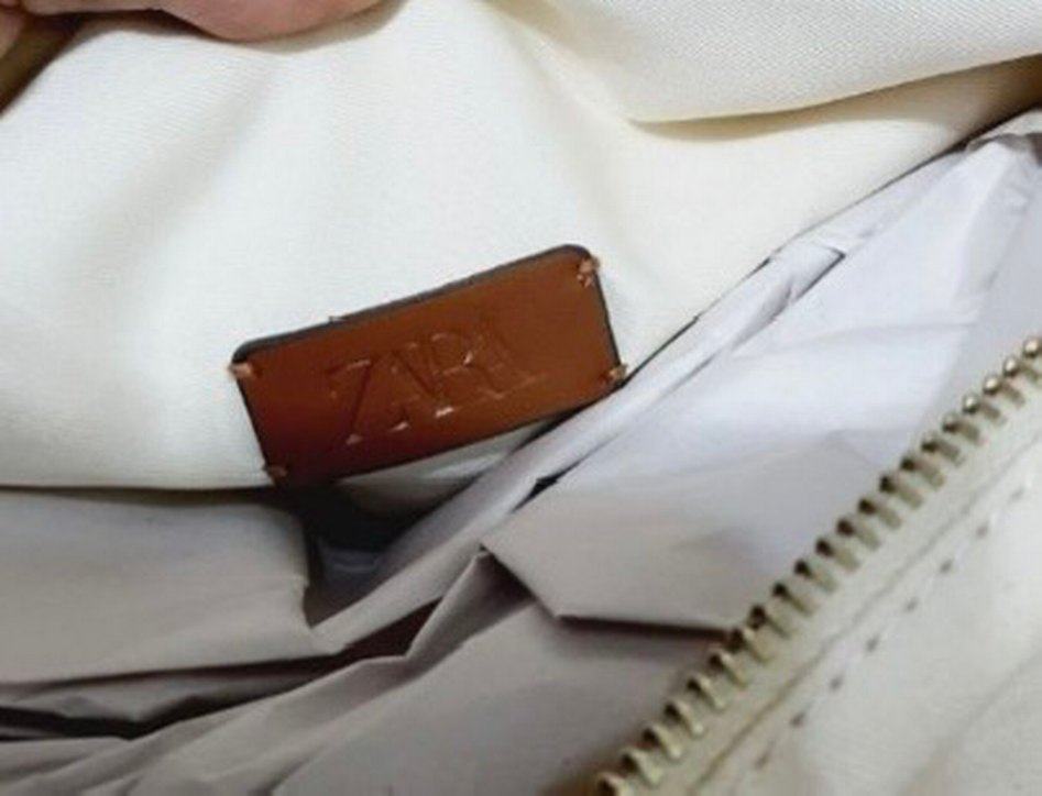 Zara Bej Deri Kadın Çanta - Görsel 3