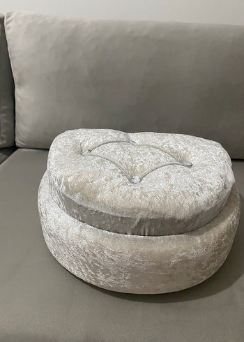 Düğmeli Pudra Sandık - Görsel 2