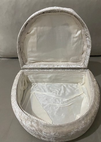 Düğmeli Pudra Sandık - Görsel 3